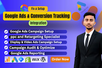 be ppc and google ads specialist, remarketing  and conversion tracking