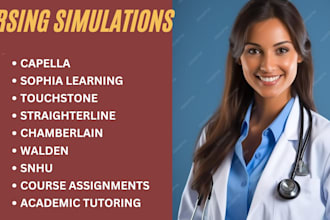 assist with advanced nursing assessments and capstones professionally