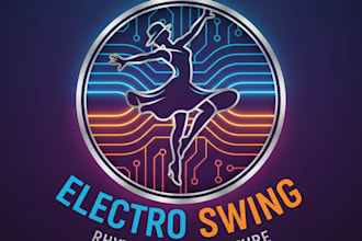 design a vibrant and energetic dance club logo for your brand