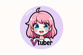 design eye catchy vtuber logo with unlimited revisions