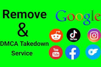 legally remove defamatory, harassing, mugshot, infringing and dmca content