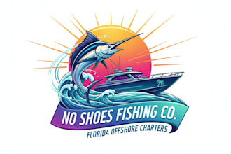 design awesome boat logo with unlimited revisions