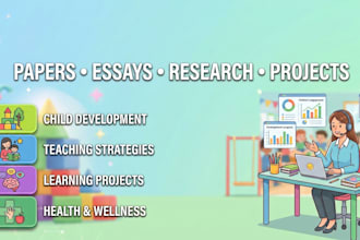 do early childhood education, assigned, child development, teaching, projects