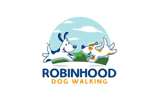 design playful modern pet services business logo