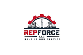 design powerful oilfield equipment company logo