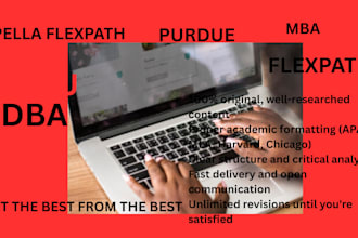 handle capella, wgu, purdue MBA, dba flexpath assessment in one billing cycle