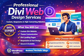build a professional divi wordpress site