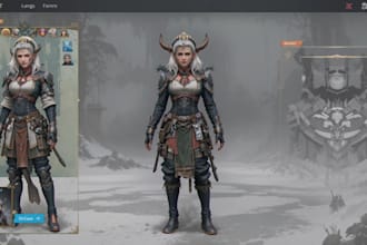 create a game character