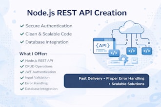 build node js rest API with jwt authentication