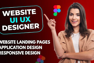 create ui ux website graphic design in figma