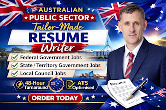 write a resume for your australian public sector government job applications