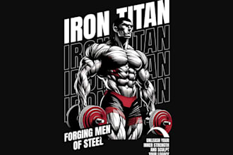 design a modern physical fitness or gym logo