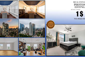 real estate photo editing, hdr blending professionally