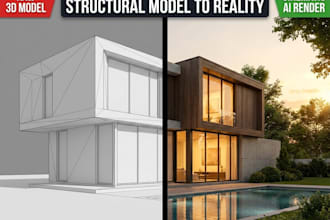provide professional ai architectural visualization and photorealistic 3d render