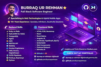 scalable ruby on rails web application as a senior developer