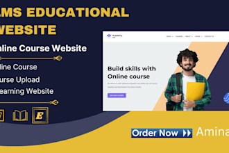 design elearning wordpress website for online courses