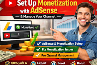 monetize your youtube channel fast with adsense setup