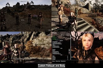 help you to create your follower mod with the racemenu preset
