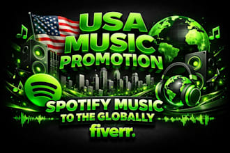do USA music promotion, spotify music to the globally