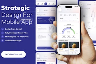 do mobile app design, figma app design, and UI UX design