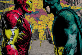 draw you a dc or marvel style comic book superhero or villain character