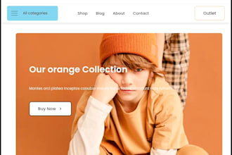 do kids store and baby shop website design