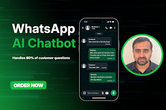 develop whatsapp ai chatbot or whatsapp ai agent using official whatsapp api