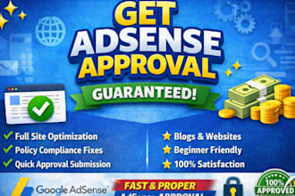 get your domain approved with google adsense