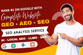 do complete monthly website GEO aeo local and offpage SEO backlinks building