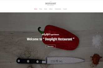 redesign cafe website restaurant menu website coffee product website design