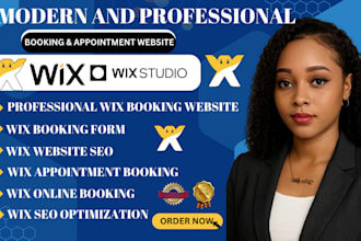 wix bookingg website wix appointment wix scheduling wix website design