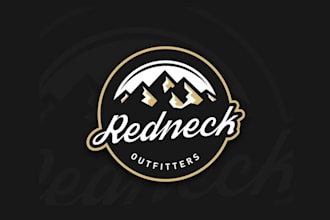 design professional classic redneck outfitters logo