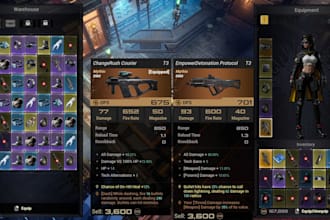 do UI UX design hud menu and programming for unity and unreal engine game