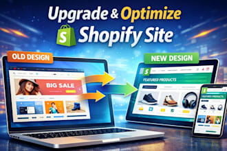 design, redesign shopify store, clone, revamp, copy shopify website