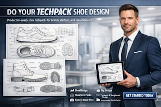custom shoe design sneakers heels boots shoe tech pack flat sketch 4 manufacture