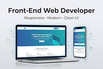 build a responsive website using HTML, CSS javascript, and react js