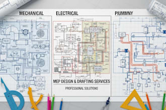 provide professional mep design and drafting services