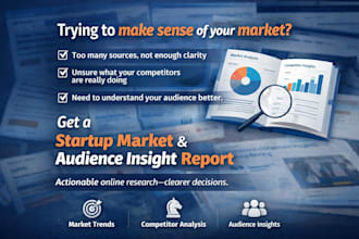 do market research for your startup