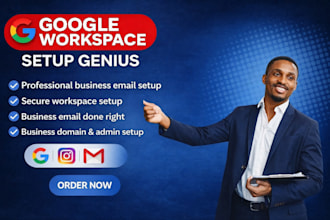 be your google workspace setup genius for business email