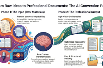 convert pdfs, research, and notes into clean summaries and ebooks using ai