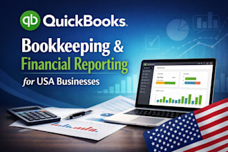 do quickbooks bookkeeping and financial reporting for USA businesses