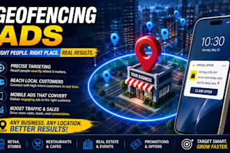 run high converting geofencing ads to target local customers