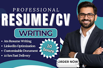 write and design your professional executive resume, ats resume, tech resume, CV