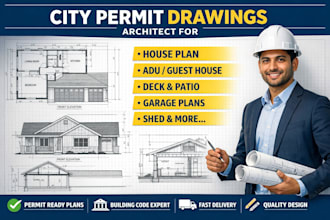 assist with city permit application for approvals