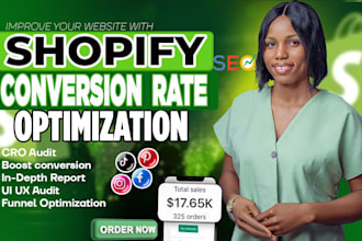 increase shopify sales conversion rate with expert shopify cro and store audit