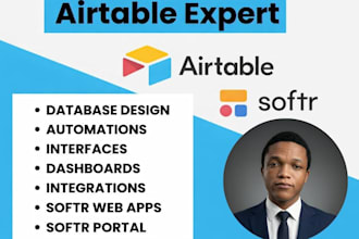airtable expert, airtable automation, softr, zapier, airtable database