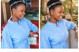 professionally edit photos change hairstyles  and remove or add hair
