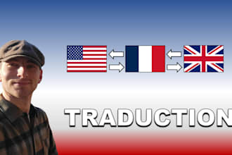 traduire vos projets francais vers anglais ou inversement