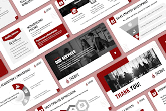 design, redesign and improve powerpoint presentation or google slides