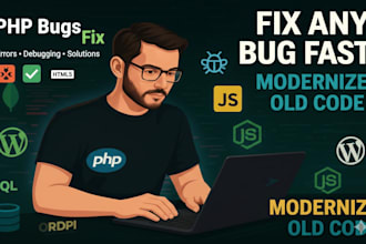 fix laravel bugs, PHP errors and database issues in your app